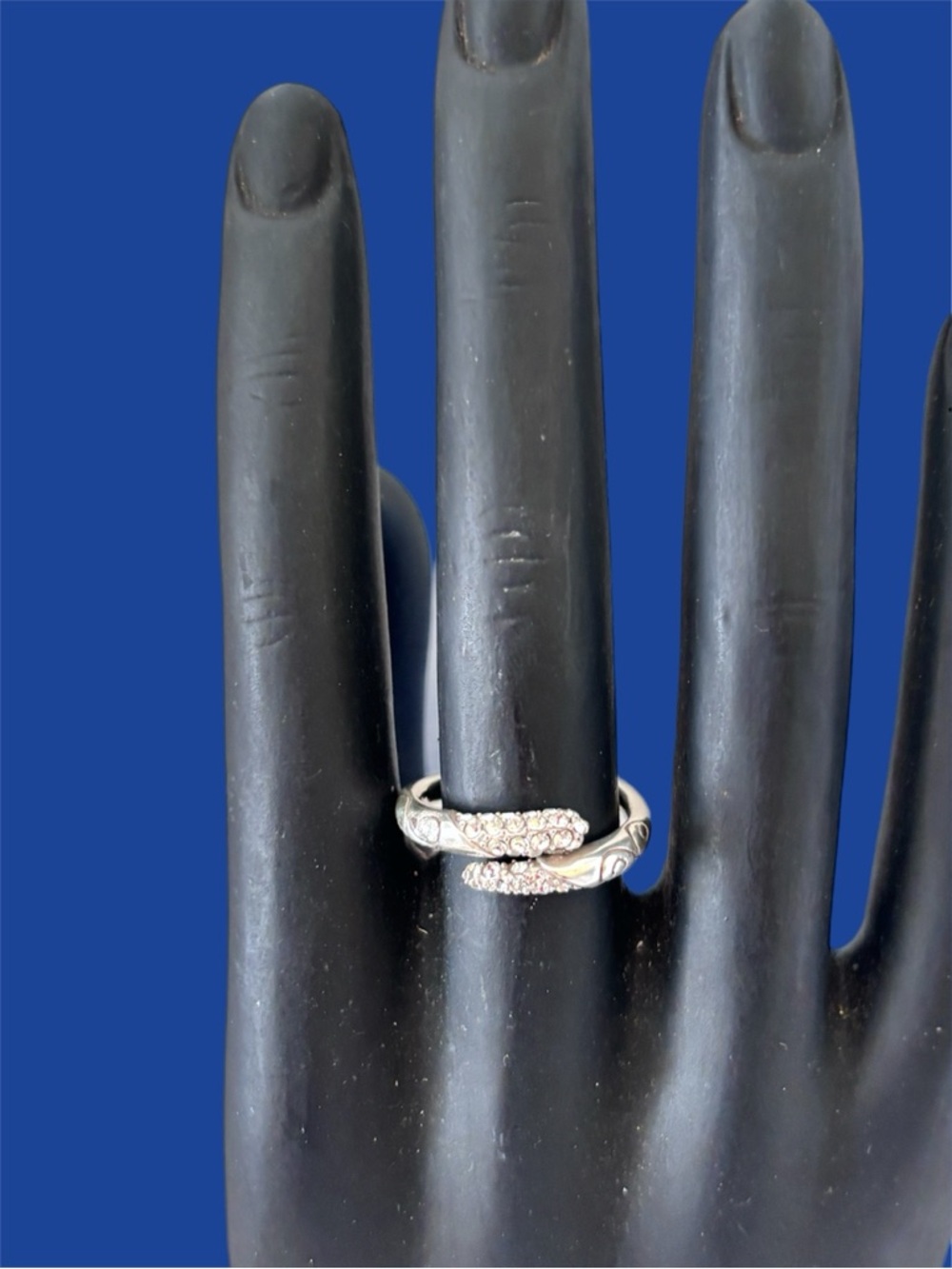 Brighton Cristalina Ring: Size: 8. Cristal wrap around ring. - Picture 6 of 9